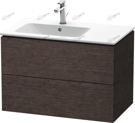 LC629107272 L-Cube Тумбочка подвесная Дуб брашированный, натуральный шпон Duravit