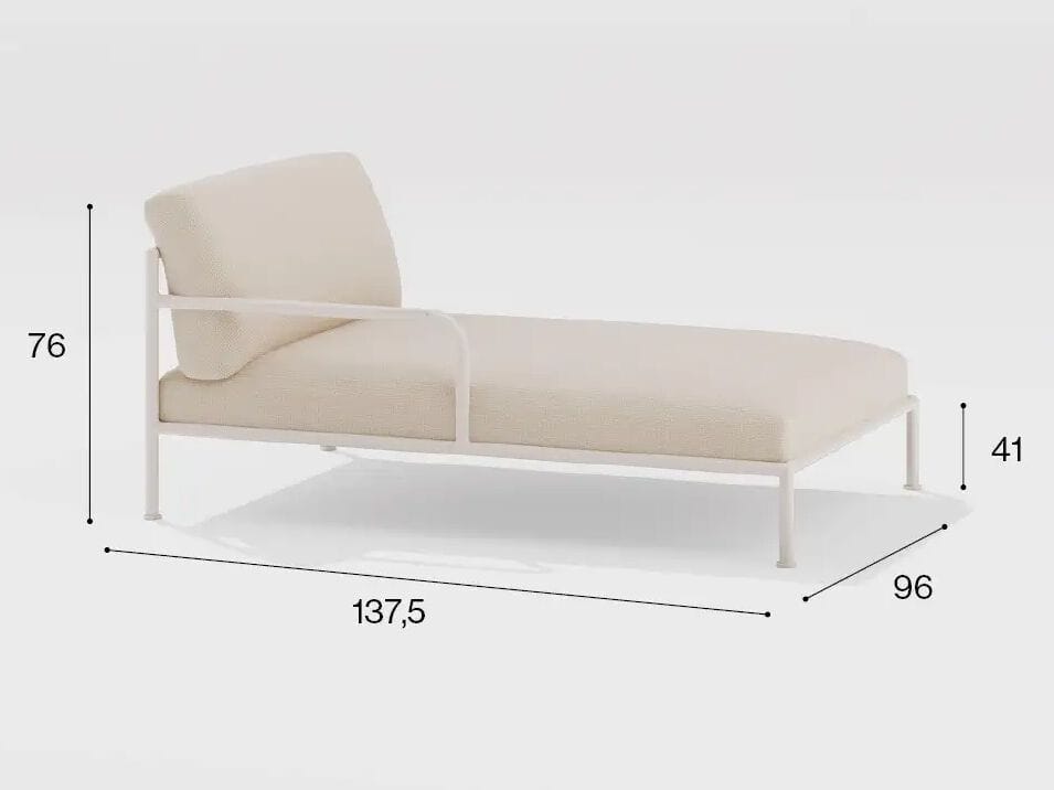 Ткань сад Dormeuse с подлокотником FAST Roè ARCH-00058025 - Вид №2