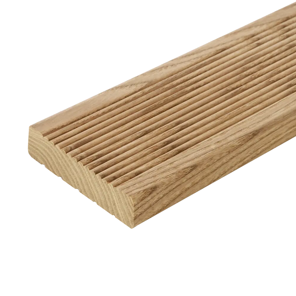 Террасная доска Термо-Ясень Оптима 2000х90х20 мм Вельвет 0.18 м² Santreyd STLM-2202073