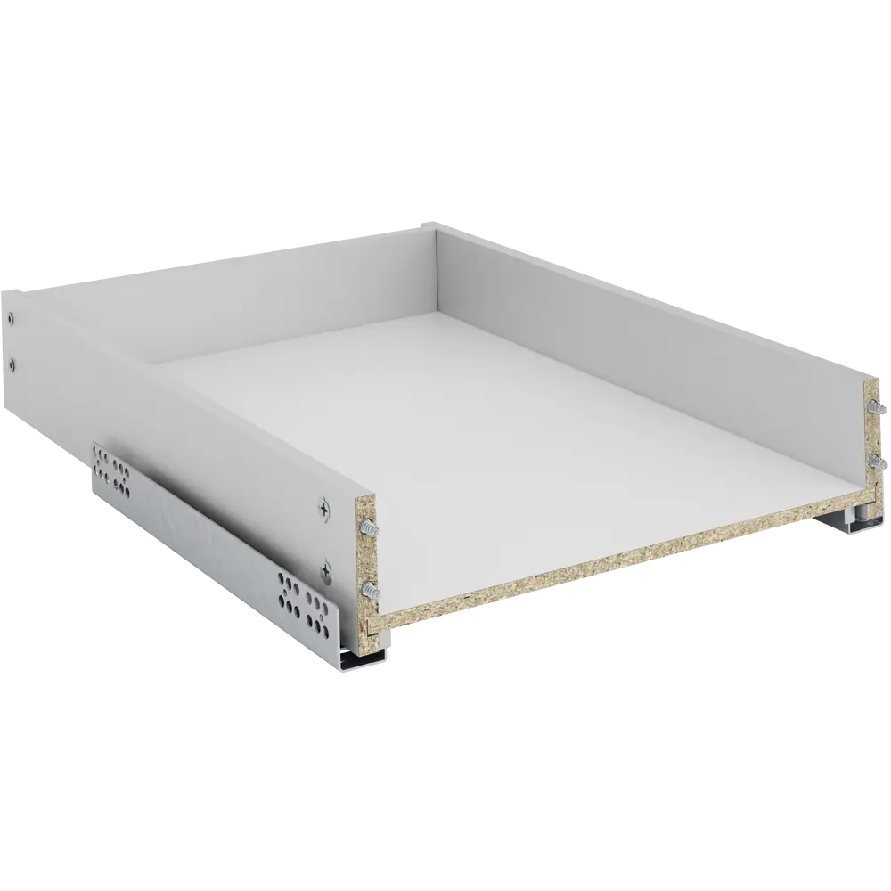 Выдвижной ящик Delinia для кухни 35.2×51.1 см серый ЛДСП 82169299 STLM-0021002