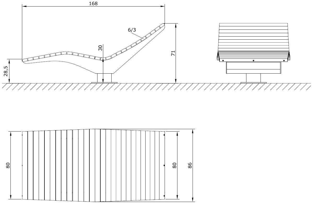 Euroform W Садовый стул из дерева  391, 392  - Вид №5