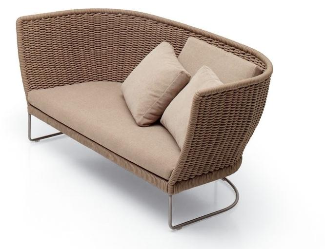 Paola Lenti Садовый диван 2-х местный с высокой спинкой Ami sun-id-1368745 - Вид №3