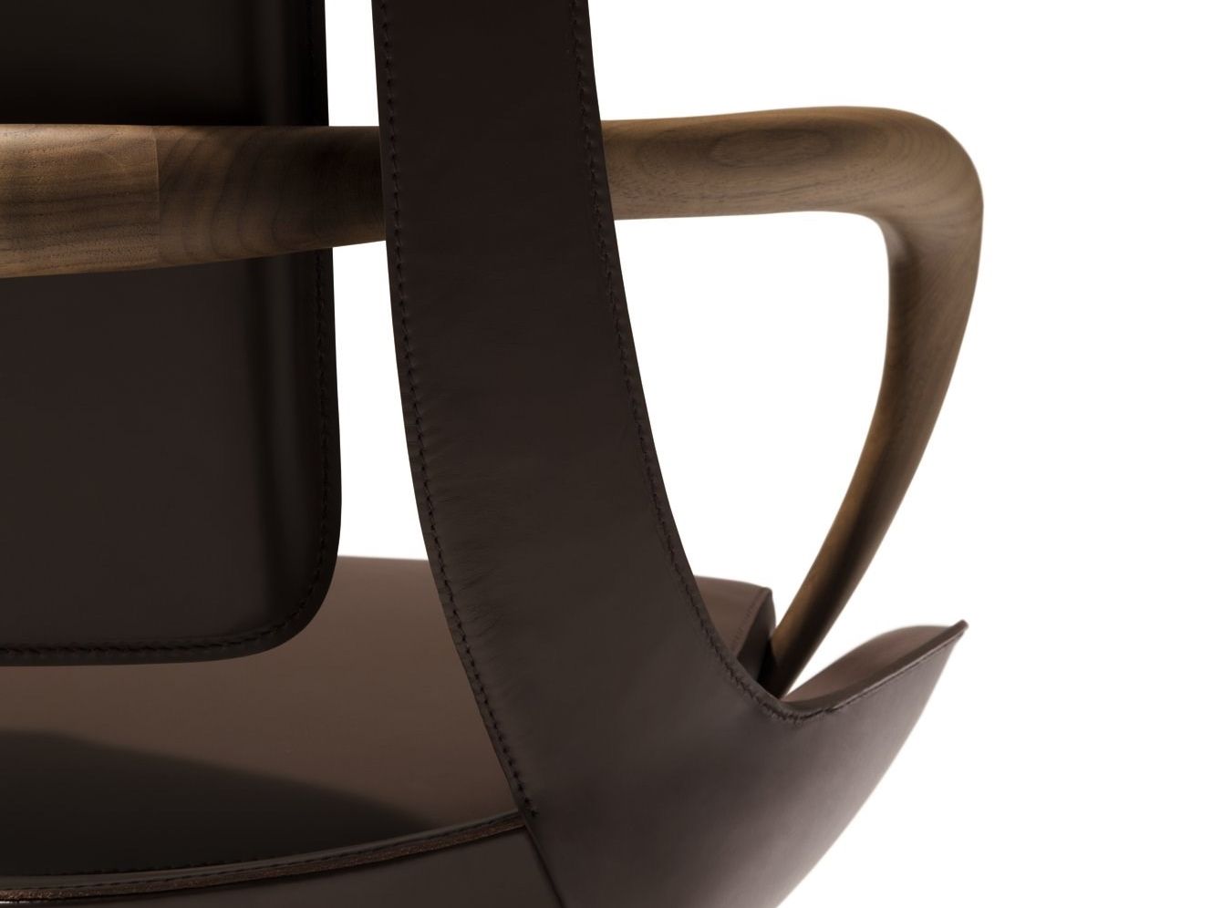 Офисное кресло руководителя с 5 спицевыми колесами Giorgetti CLIP ARCH-00011254 - Вид №1