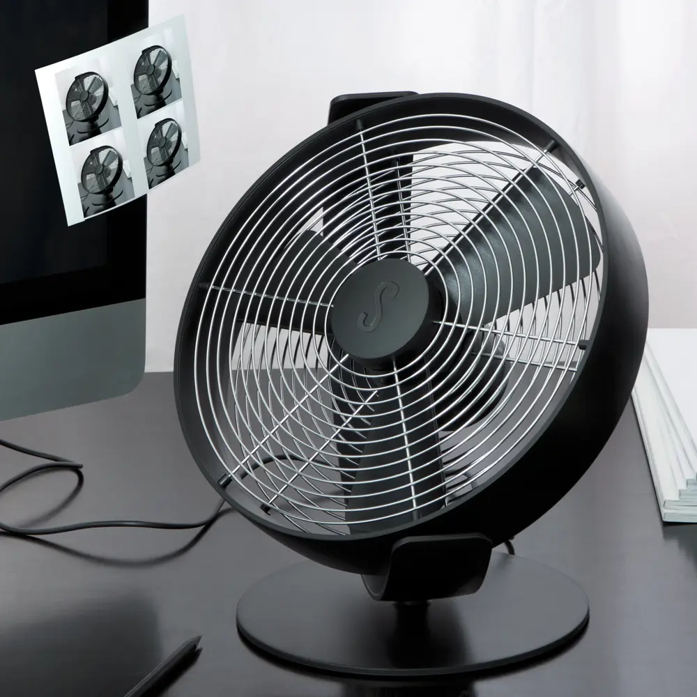 Вентилятор настольный Stadler form Tim Black, Ø25 см, 9.3 Вт STLM-2205853 - Вид №2