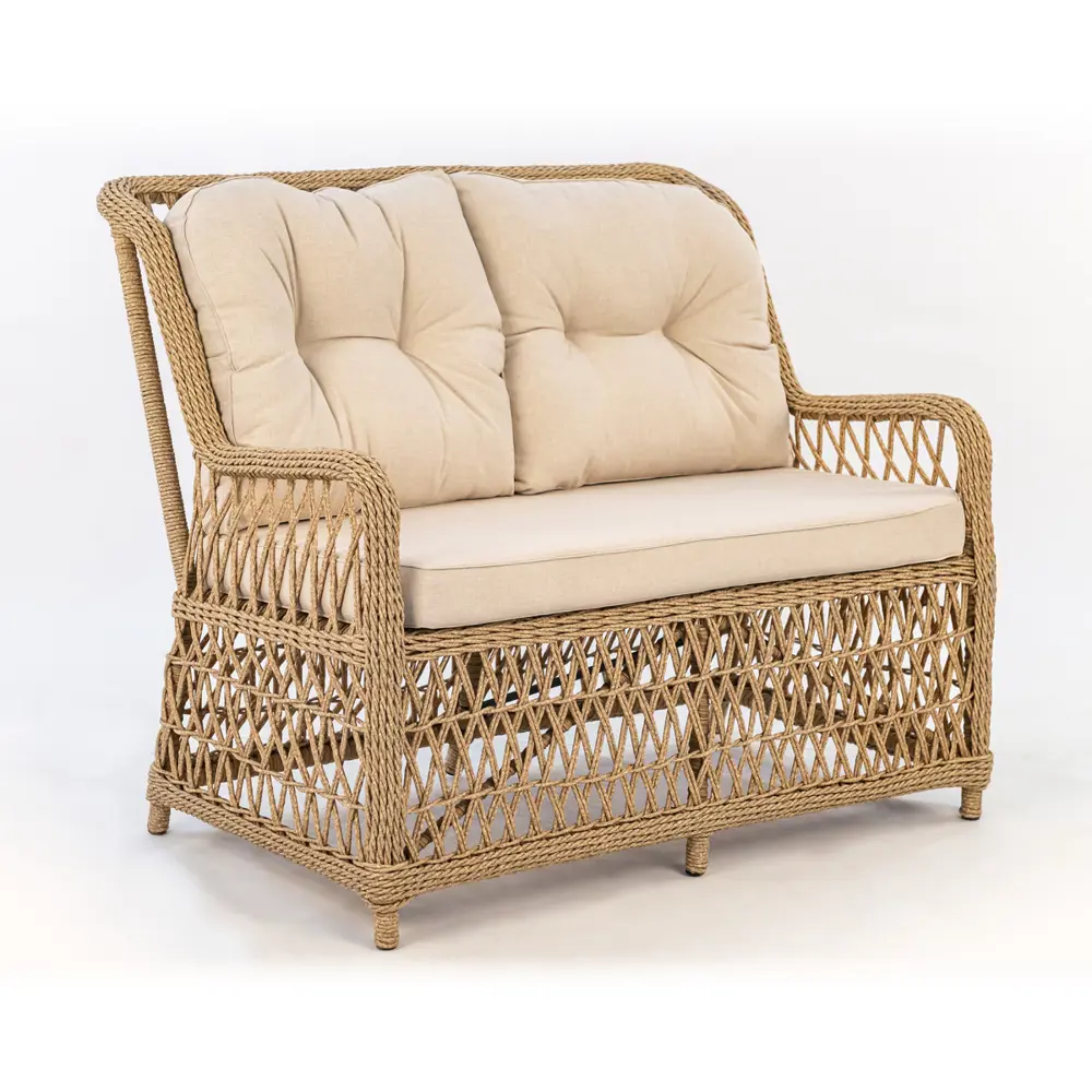 Диван Riviera 120х83х102 см алюминий цвет бежево-черный Santreyd STLM-2132146