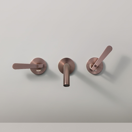 Настенный двойной ручки смеситель с носиком L. 125 мм  LTZ01 CEADESIGN  - Вид №3