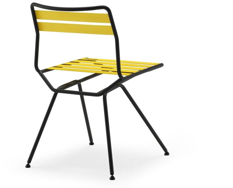 Zanotta Стул из стали и ленты из полиэфирной пряжи Dan sun-id-1382323 - Вид №2