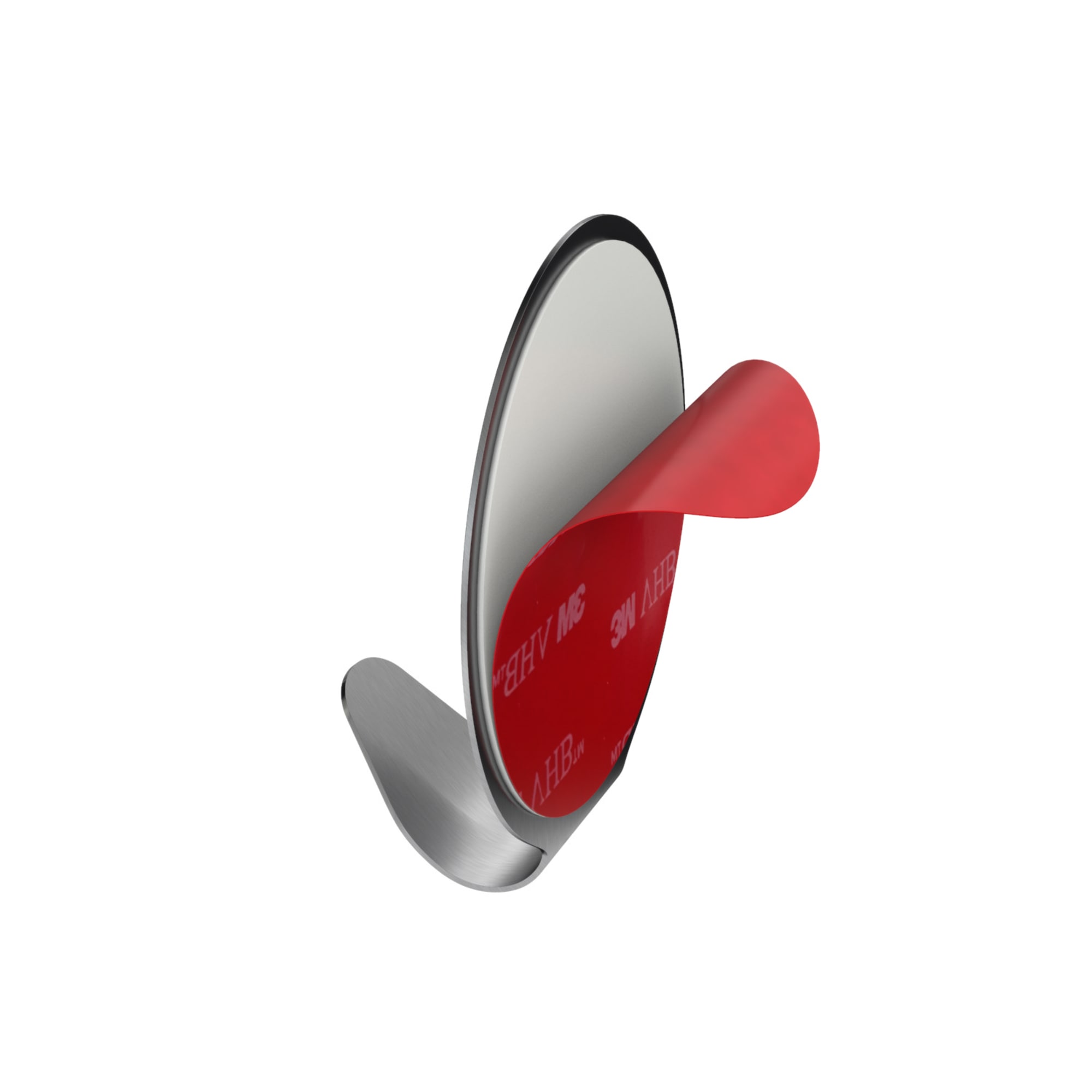 84730543 Крючок-вешалка самоклеящийся круг сталь цвет хром 2 шт. нет Santreyd  - Вид №1