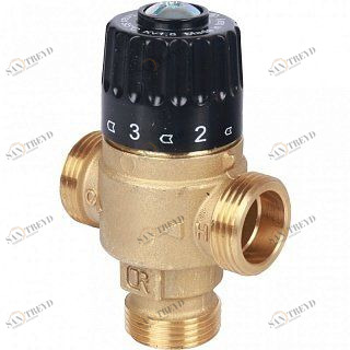 Термостатический смесительный клапан 3/4" STOUT НР 30-65°С 1,8 KV SVM0125186520