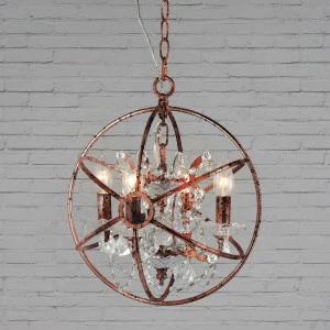 Подвесная люстра Loft IT Crystal Orb Loft1897/4 LOFT IT ДИЗАЙНЕРСКИЕ, LOFT1897, ШАР 118170 Коричневый