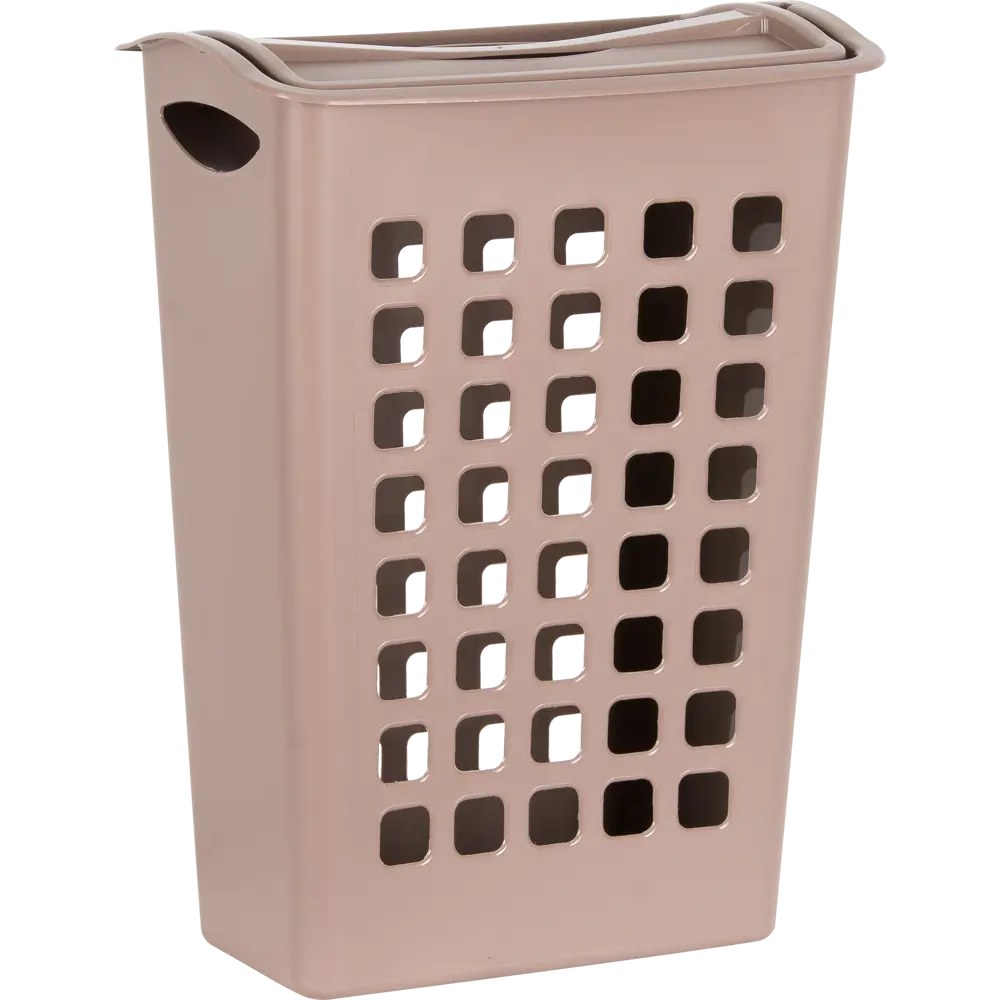 Корзина для белья цвет коричневый БЫТПЛАСТ STLM-2130319