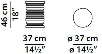 BAXTER Круглый журнальный столик из массива дерева Bidu sun-id-1383353 - Вид №4