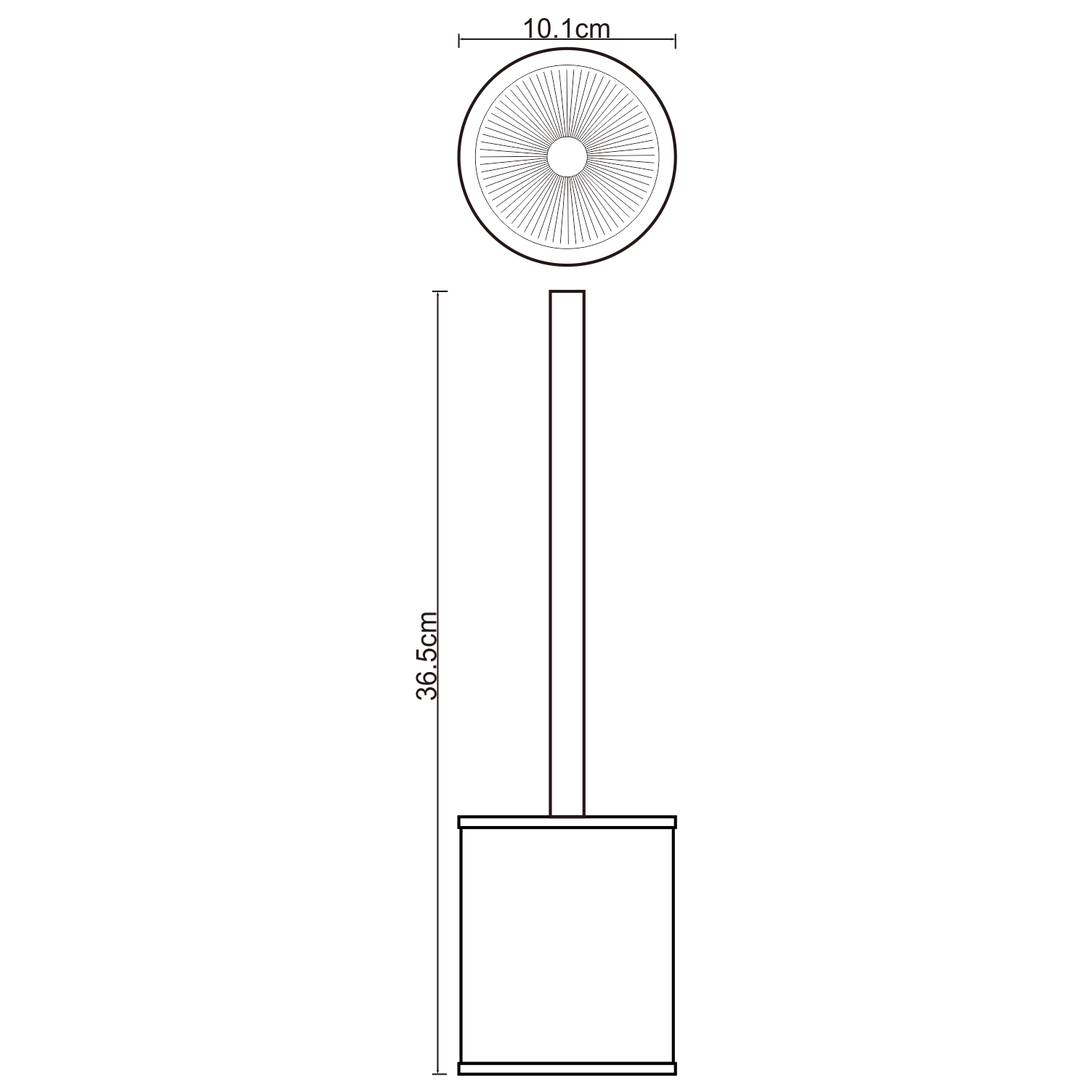 K-5727 Rossel Щетка для унитаза WasserKRAFT Rossel K-5700  - Вид №2