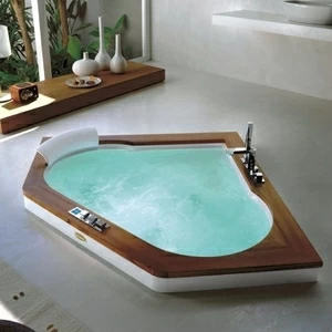 Ванна встроенная с гидромассажем "TOP" Aura Corner 160 9F43-469