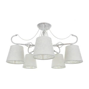 Потолочная люстра IDLamp Vilucchio 556/5PF-Whitepatina IDLAMP VILUCCHIO 184007 Белый