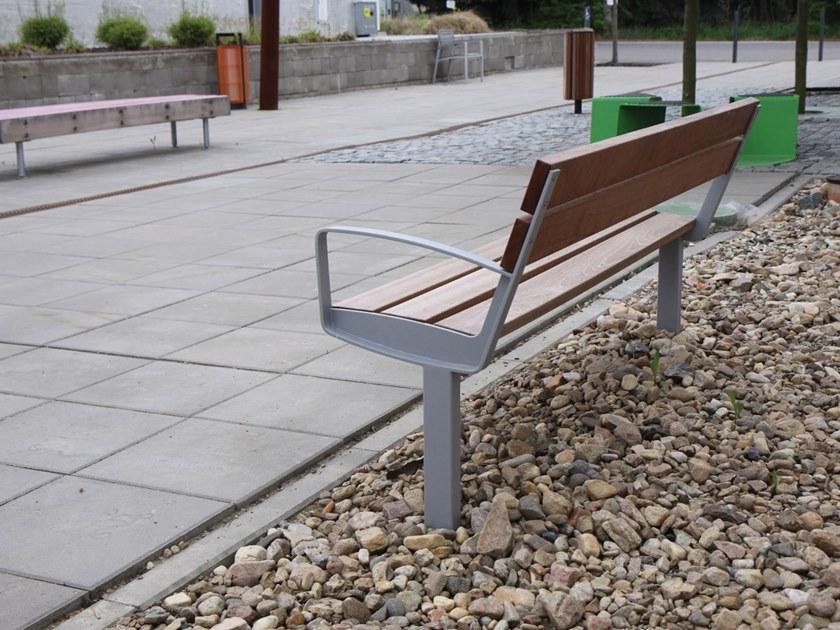 mmcité1 Скамья с подлокотниками со спинкой sun-id-1411927 - Вид №2