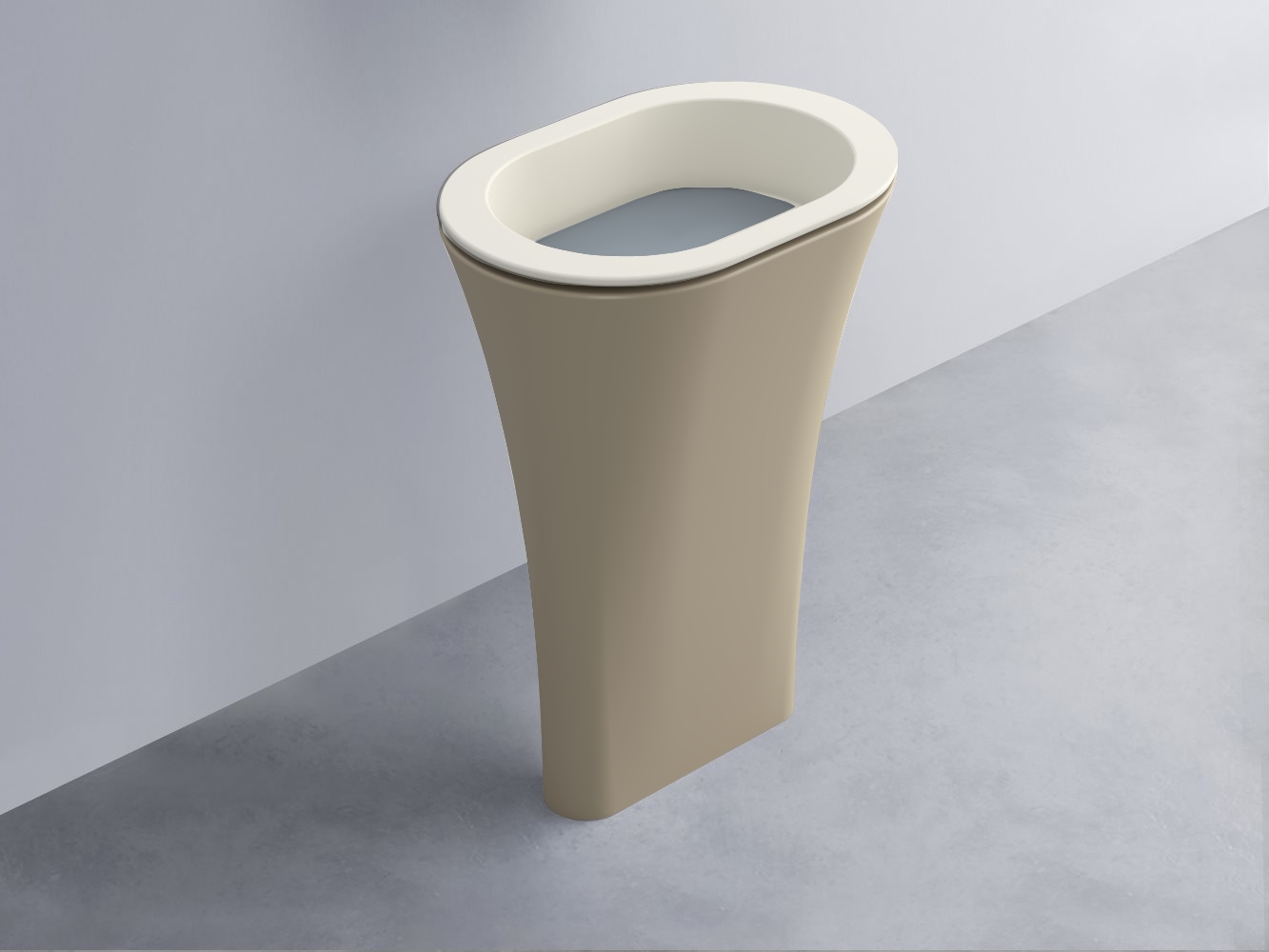 AMLA65-TL+AMPILO-BR+AMCOLO-AV Раковина Amedeo Ovale отдельностоящая cielo Enjoy + Amedeo Ceramica Cielo