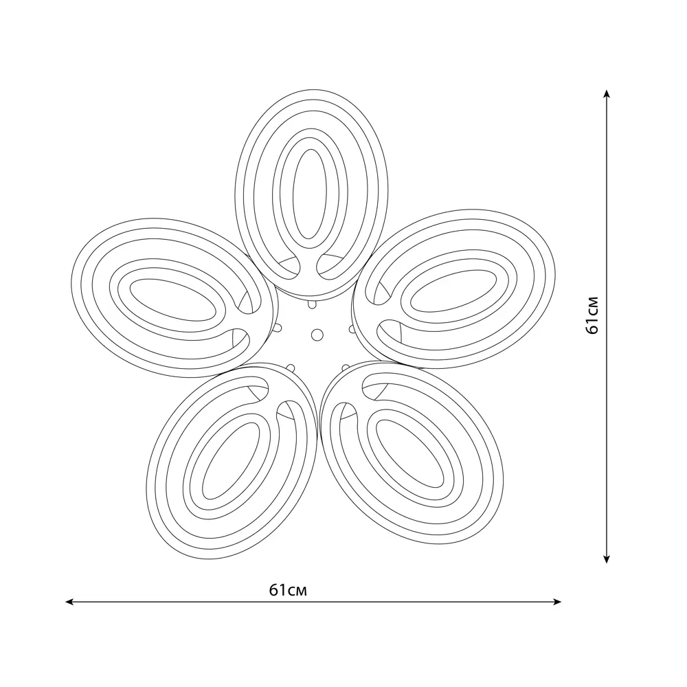 Люстра Camelion Led LCL-1026 140 Вт STLM-2132091 - Вид №6