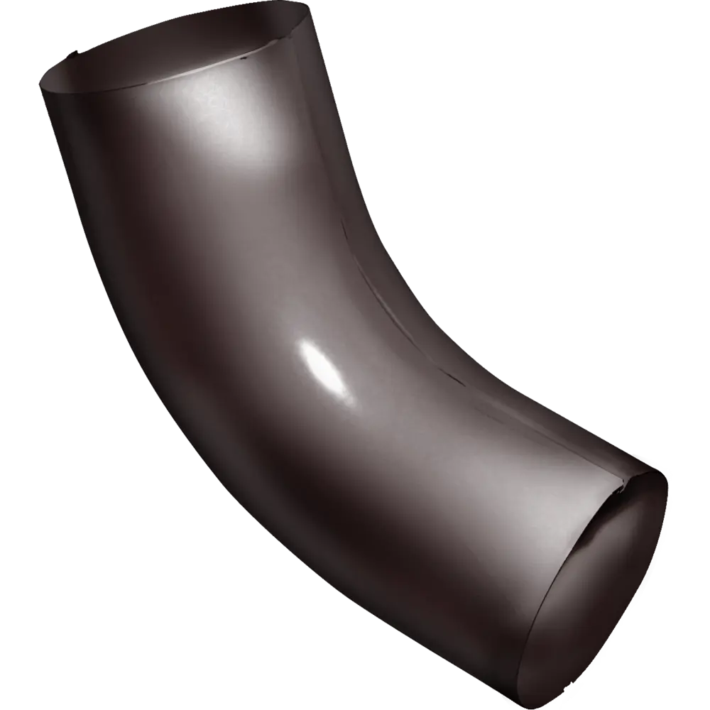 Колено трубы 60° 90 мм цвет шоколад Grand Line STLM-2029915