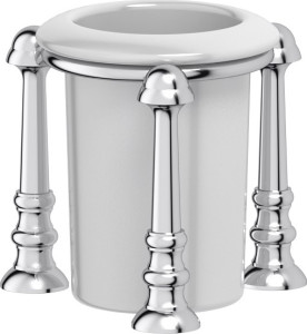 STI 027 Держатель со стаканом настольный 3SC STILMAR CHROME