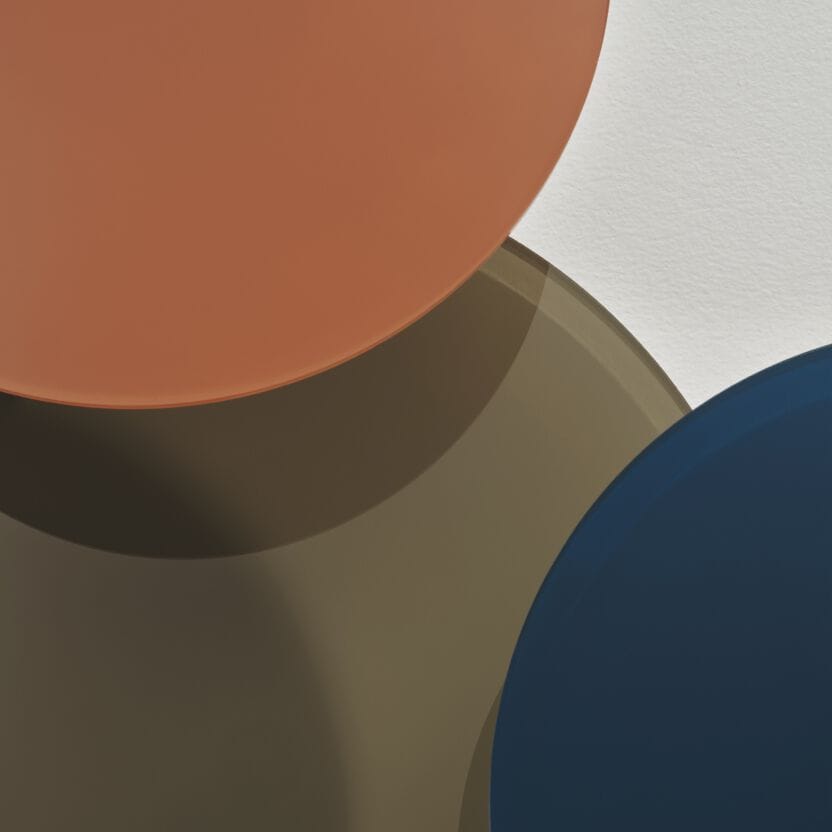 Круглый журнальный столик из закаленного стекла и металла Arper Oell ARCH-00105804 - Вид №3