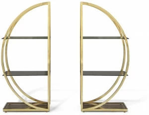 KOKET Книжный шкаф открытый латунный