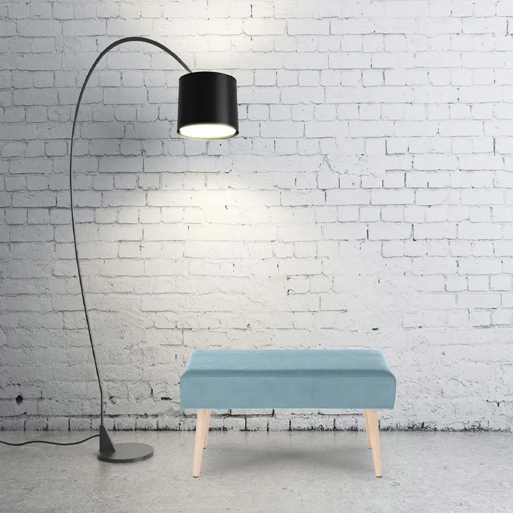 Банкетка велюр Seasons Остин бирюзовый 70x35x37.5 см STLM-2199565 - Вид №3