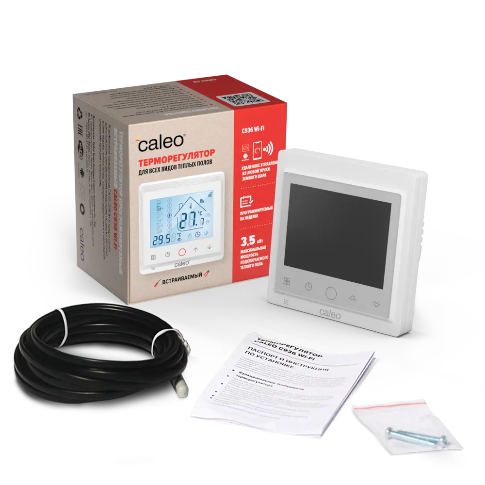 Терморегулятор CALEO C936 с Wi-Fi для систем отопления 86405679 STLM-0068680 - Вид №5