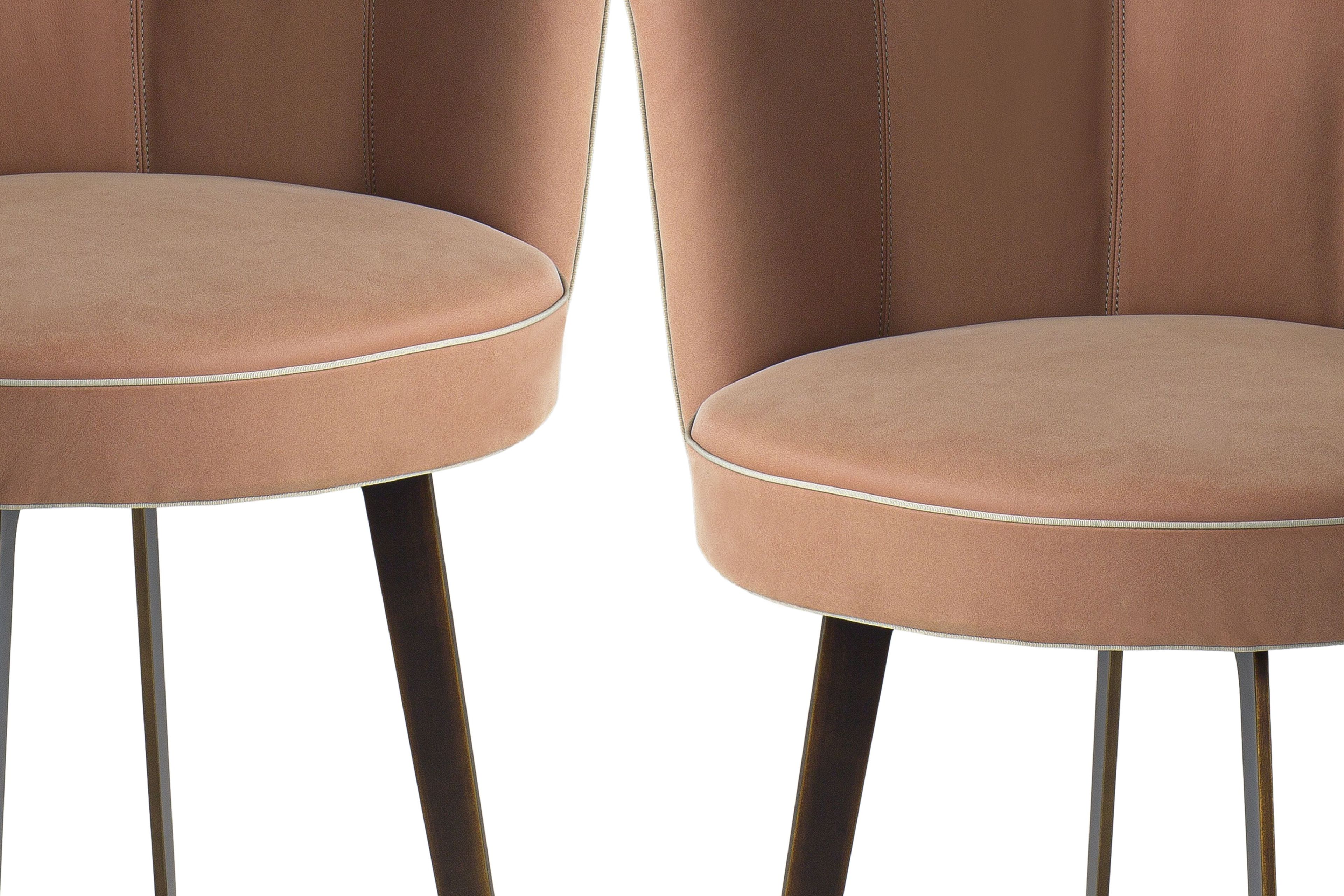 Кожаный мягкий стул с подлокотниками Borzalino Diva ARCH-00032839 - Вид №11