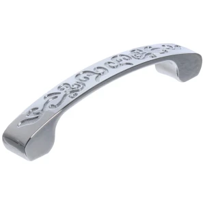 Мебельная ручка-скоба RS-092 96 мм ЦАМ хром 81981342 STLM-2112355