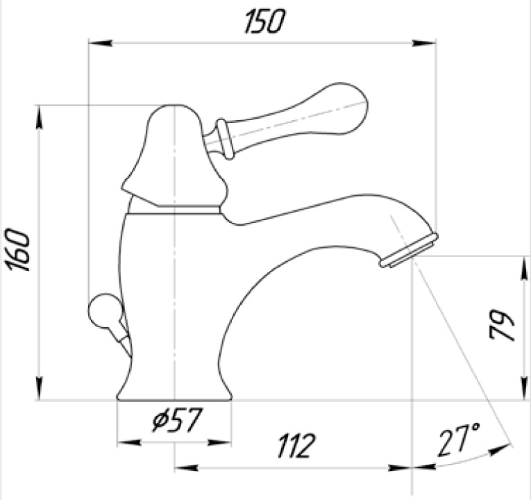 18924 Смеситель Migliore Maya - Вид №1