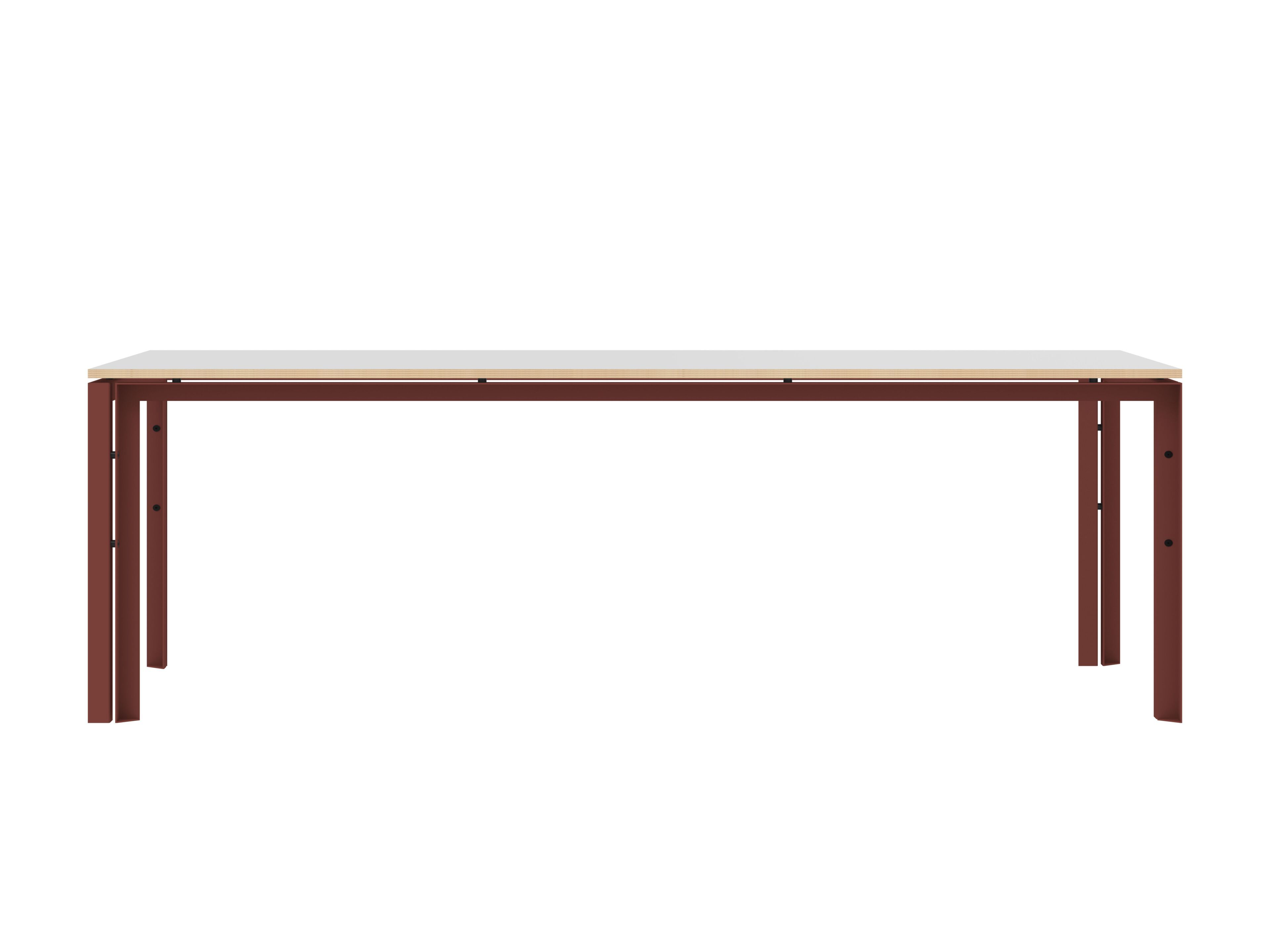 Прямоугольный стол из стали и дерева FUNCTIONALS WT-TABLE ARCH-00093437