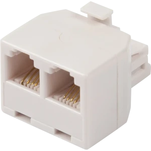 Переходник Dori телефонный штекер, два гнезда RJ-11