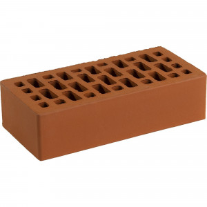 12643978 Кирпич облицовочный M150 красный 250х120х65 мм 1 НФ