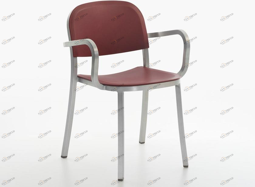 Emeco Стул из полипропилена штабелируемый с подлокотниками 1 inch sun-id-1366901