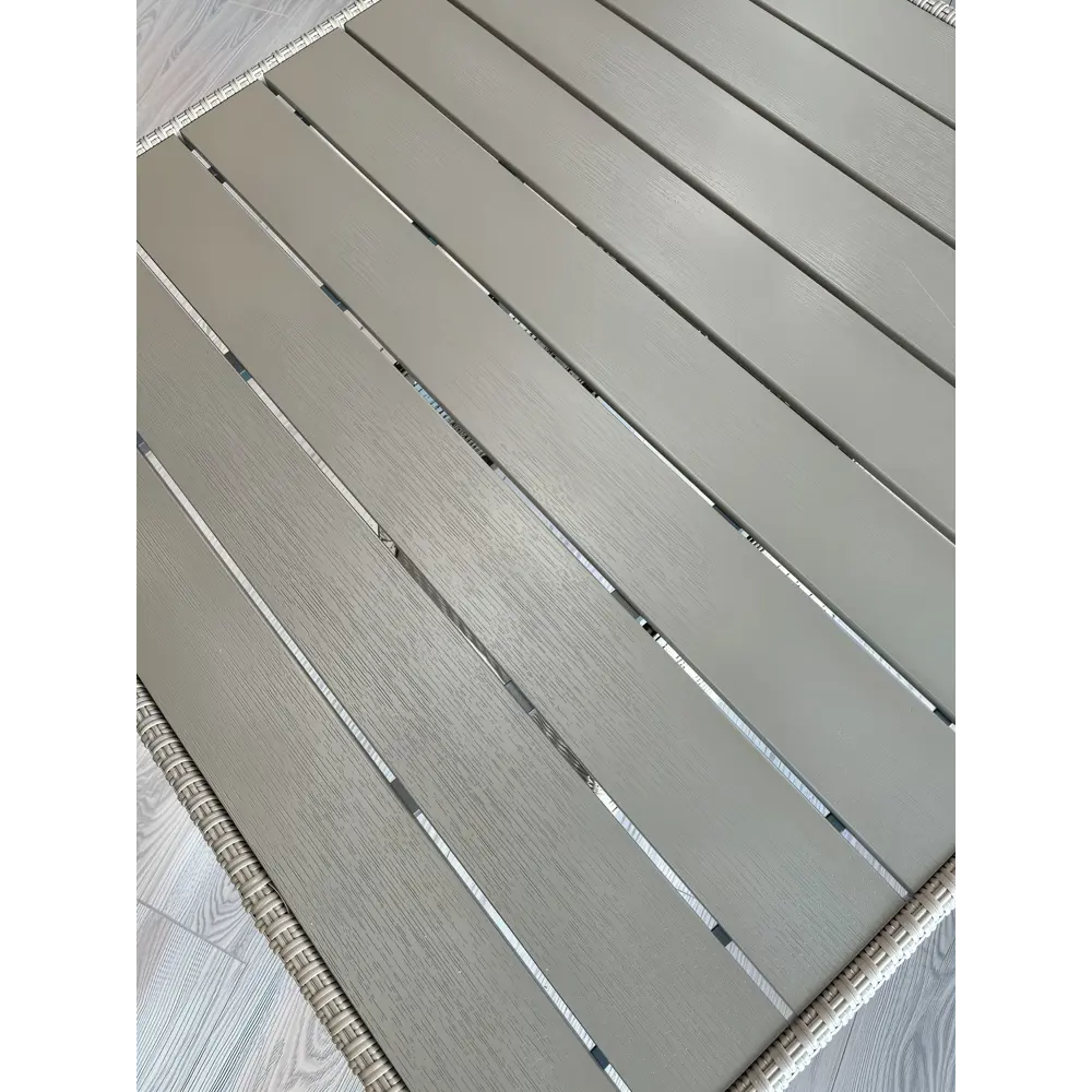 Стол обеденный Софи GS061 90x90x75 см искусственный ротанг бежевый Santreyd STLM-2114239 - Вид №2
