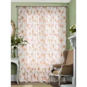 Тюль на ленте «Цветок», 300х270 см, цветы, цвет мультиколор