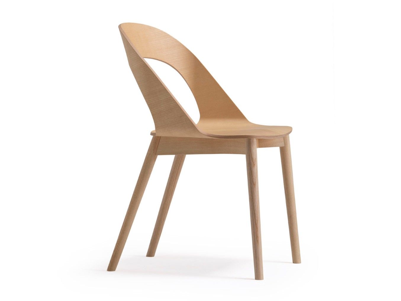 Стул из ясеня с открытой спинкой Vergés Goose ARCH-00022828