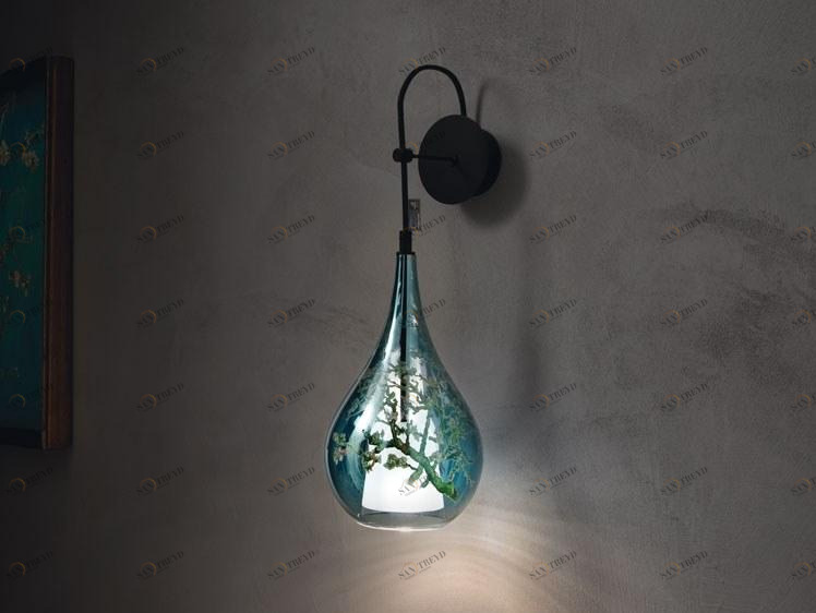 Cangini & Tucci Настенный светильник из дутого стекла Zoe van gogh sun-id-1456114