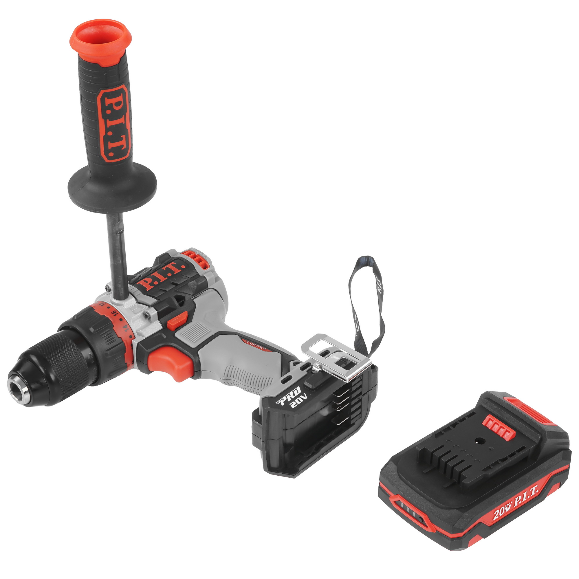 Дрель-шуруповерт PIT PSB20H-13D/1 X-DRIVER OnePower 20V 9086511 STDN-0082935 - Вид №5