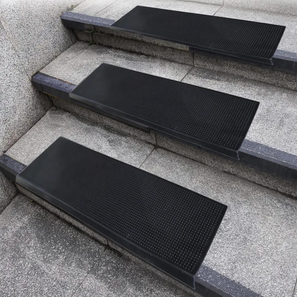 Коврик грязезащитный Step Mat 25x120 см резина цвет черный Santreyd STLM-2049901 - Вид №6