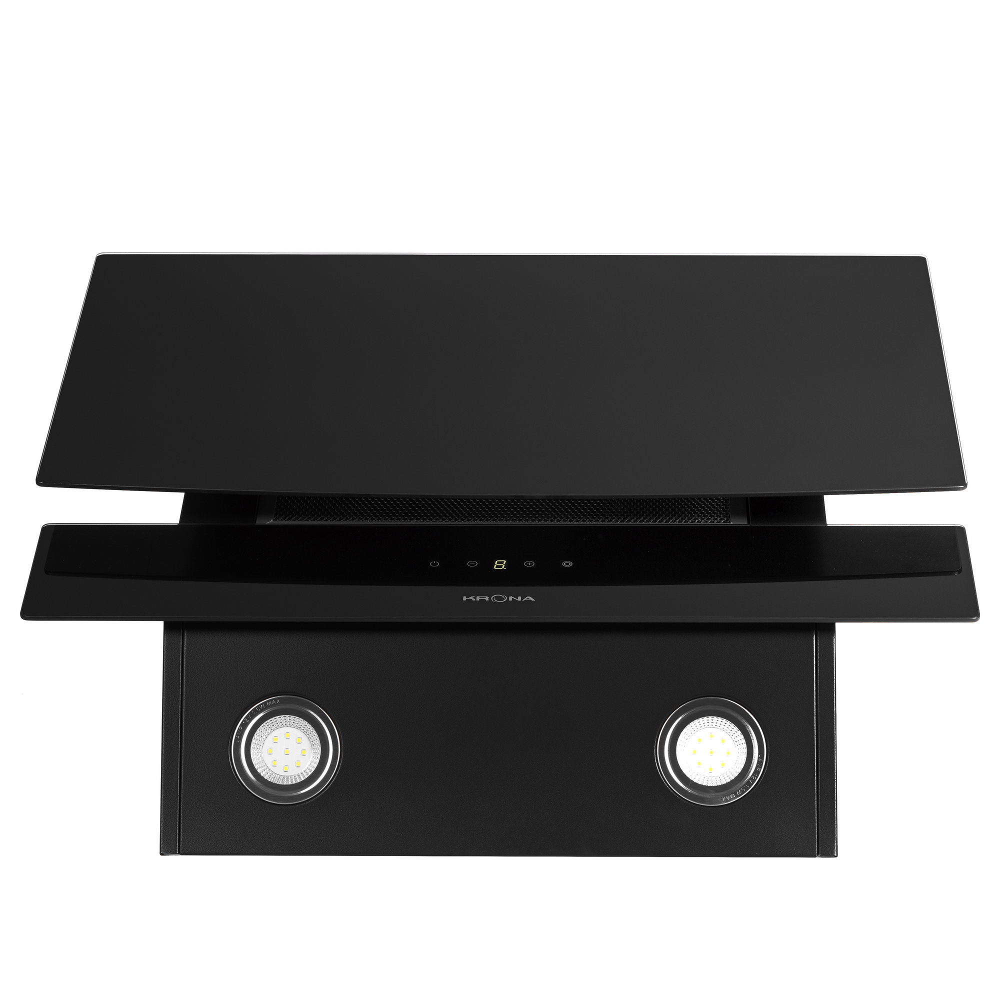 8198370 Вытяжка наклонная KRONA ALVA 600 S черный/черный STDN-0020140 - Вид №6