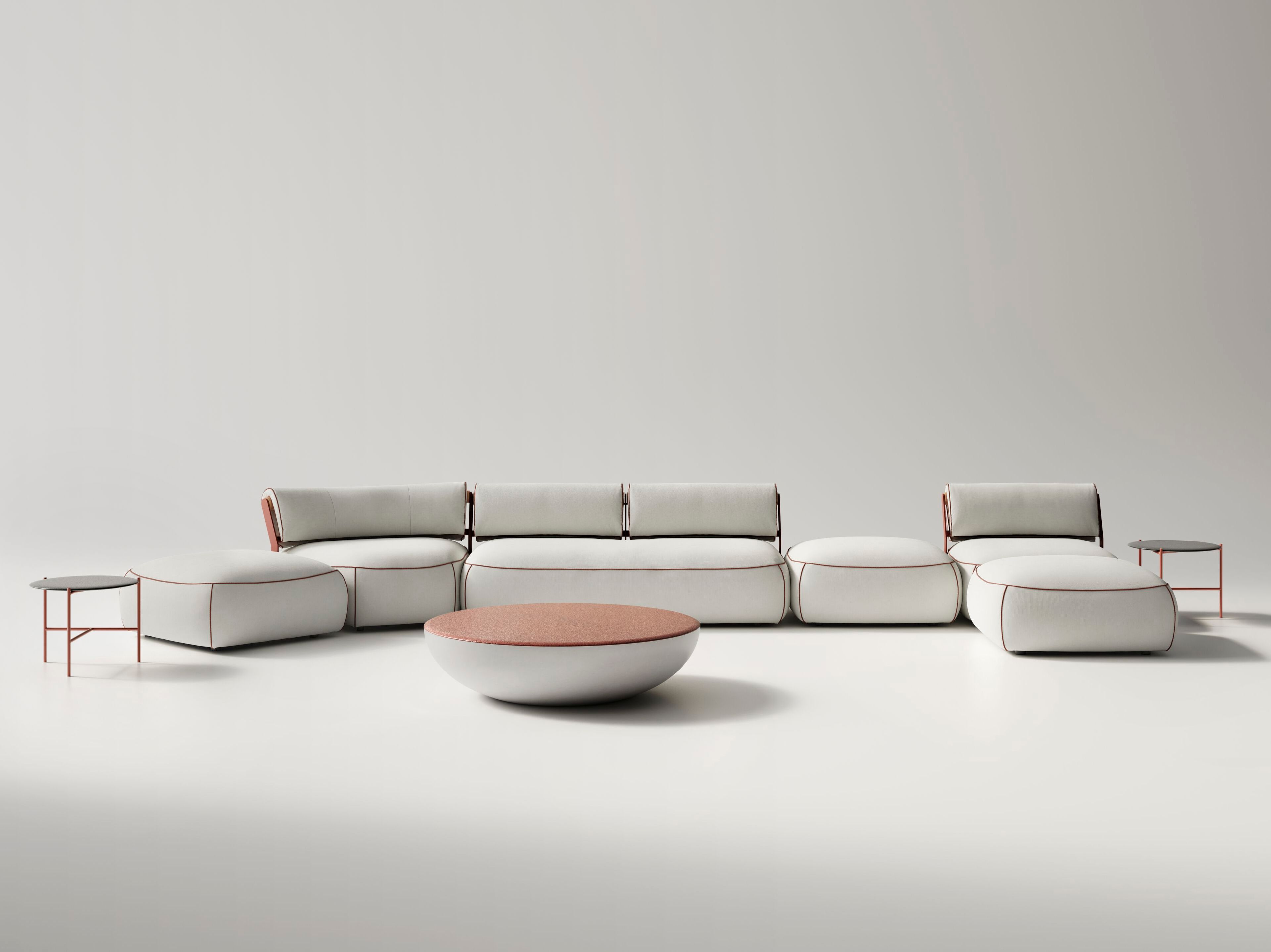 Ткань сад диван Meridiani Vincent Open Air ARCH-00111084