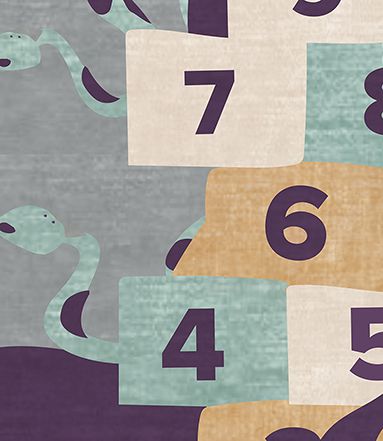 Коврик для игры в джунгли RUG'SOCIETY Kids 296_952 - Вид №1