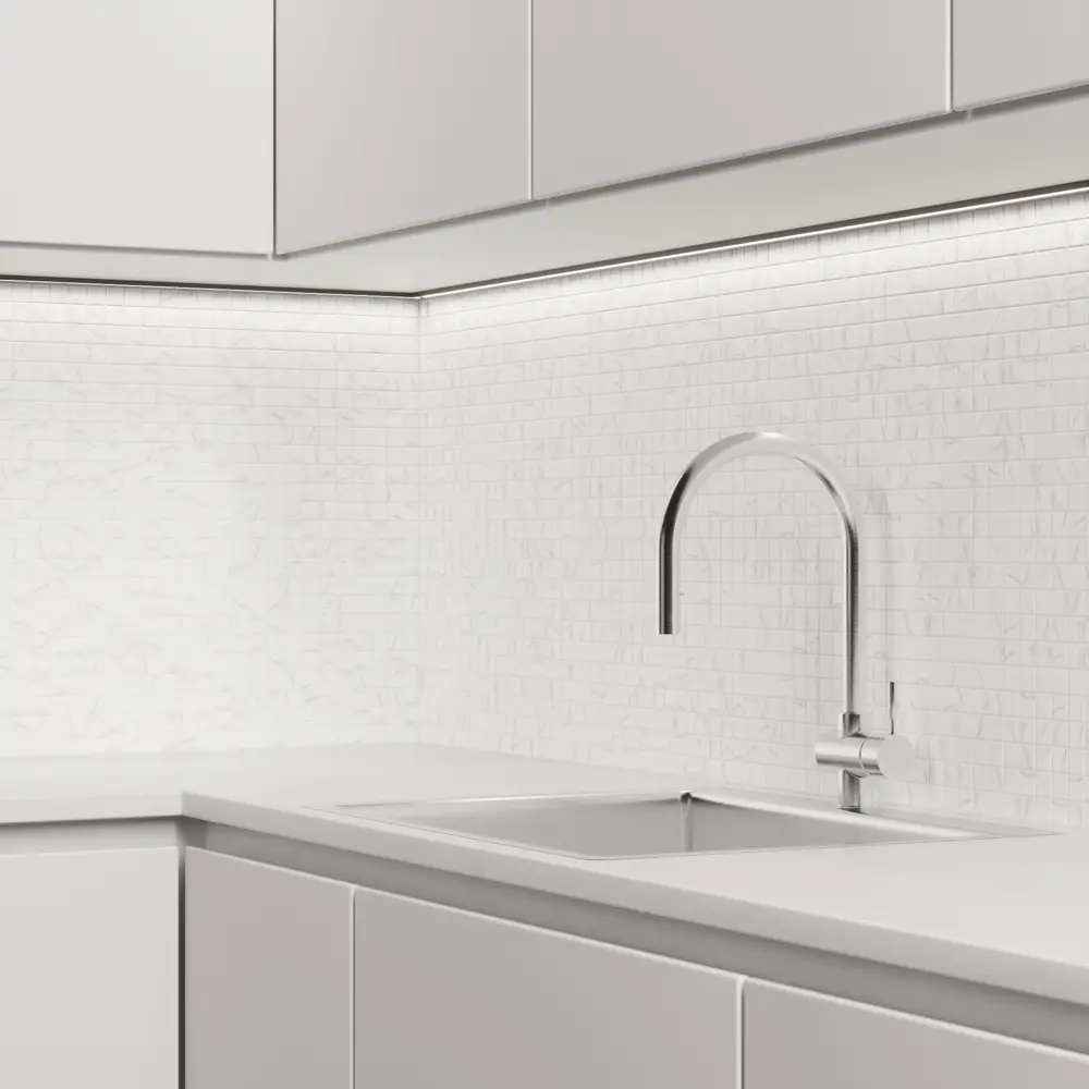 Мозаика Marble Ven White Antislip стекломасса 31.1x5.3 см цвет белый Santreyd Мозаика Onix STLM-2076157 - Вид №6