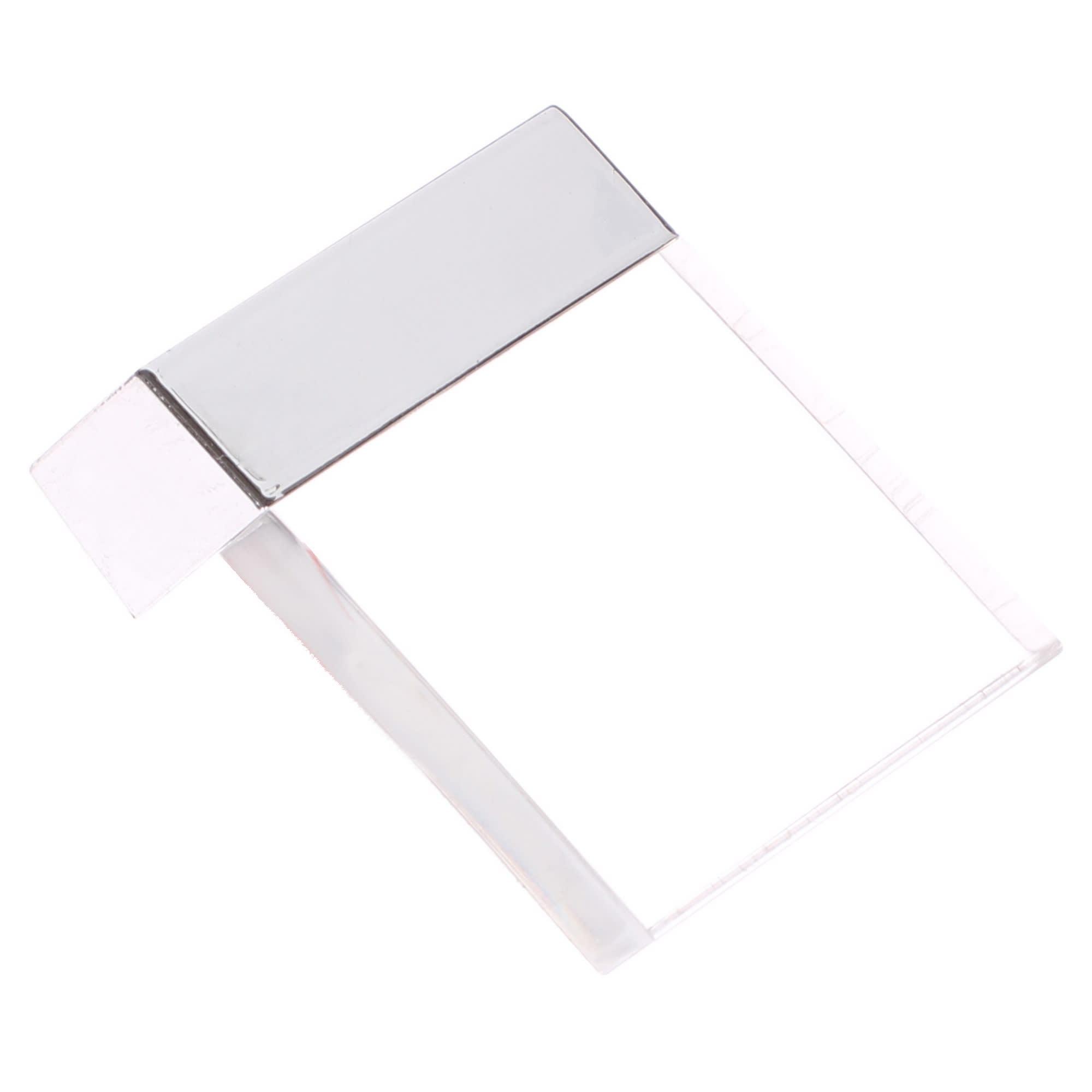 81950455 Ручка-кнопка 85, цвет прозрачный/серебро Santreyd  - Вид №1