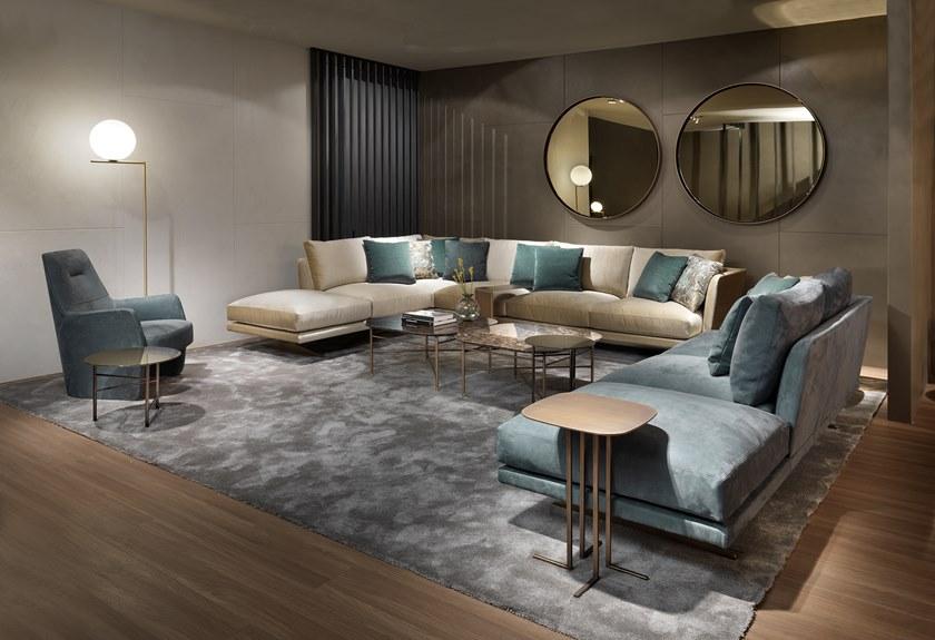 Marelli Модульный диван из нубука Clipper 9clp208 - Вид №1