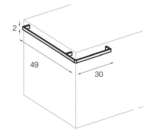 Brio maxi — the two position towel rail Mastella  Мебелировка  - Вид №2