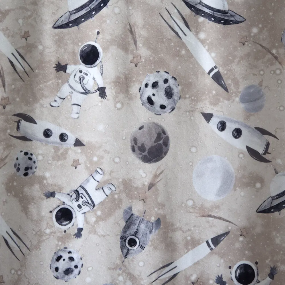 Штора на ленте Космос 140x260 см цвет бежевый SEASONS STLM-2178797 - Вид №1