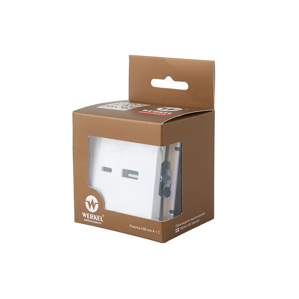 Розетка USB встраиваемая Werkel W1171801 цвет белый Встраиваемые механизмы STLM-2023553 - Вид №3